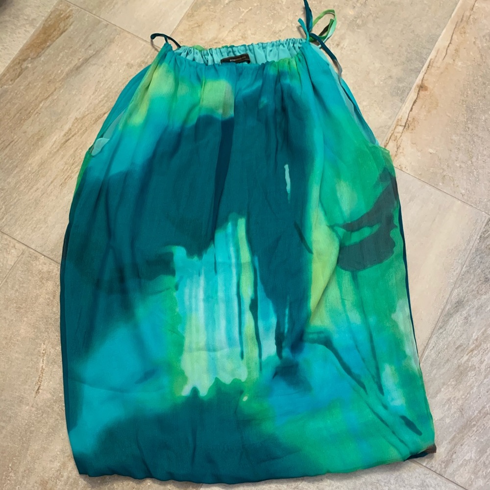 BCBG green mini dress